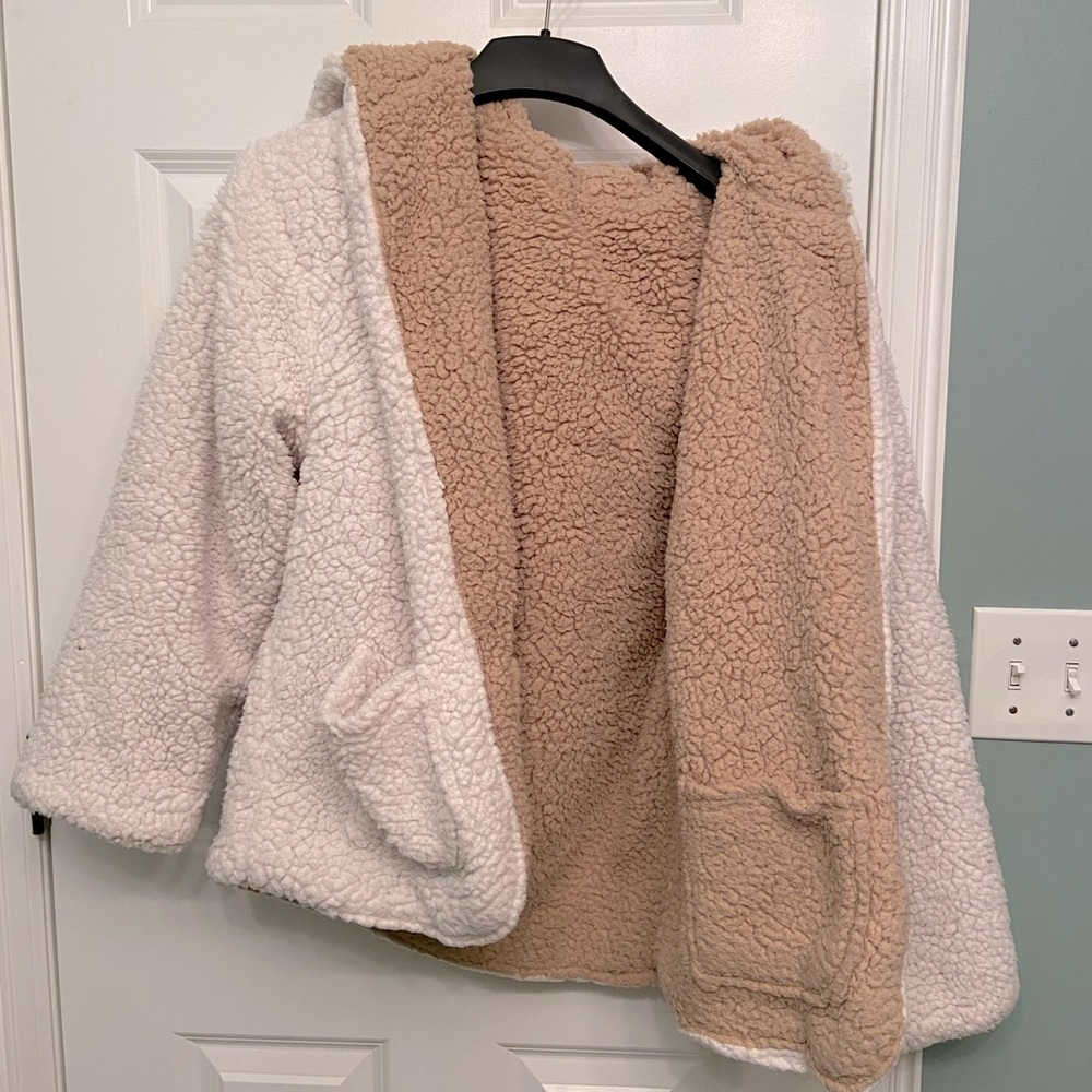 Hooded Teddy Jacket